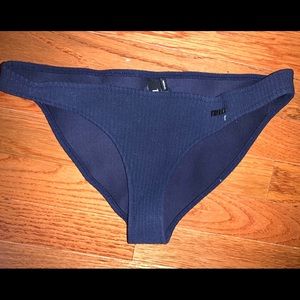 Navy triangl bikini bottoms